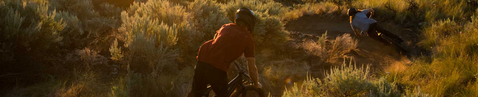 gravel riding on a mountain
