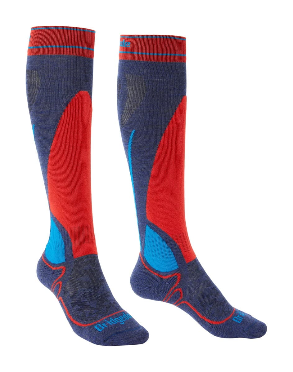 Bridgedale Ski Socks Junior Racer Merino Endurance Over Calf Ski Sock