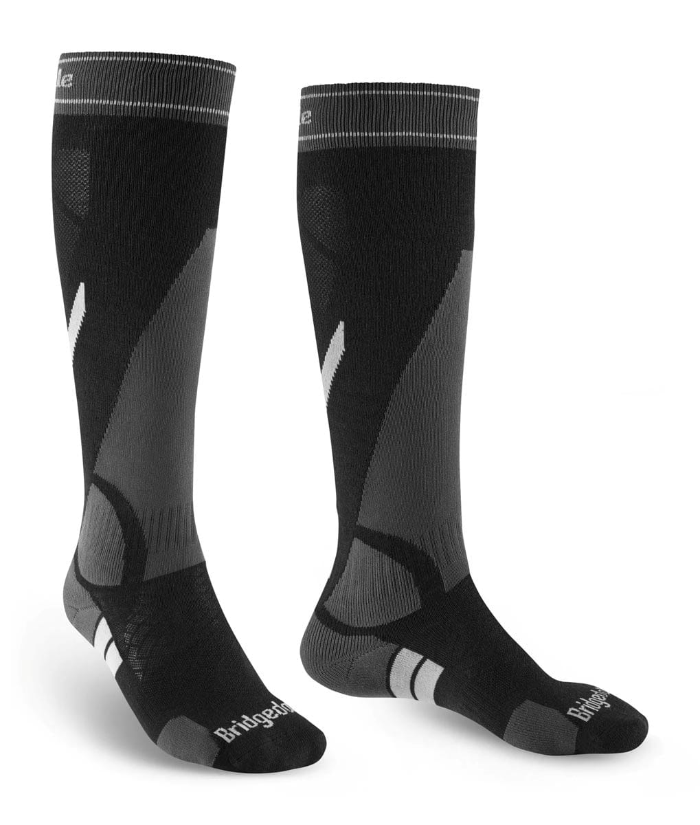 Bridgedale Ski Socks Men's Ski Lightweight Merino Performance Over Calf