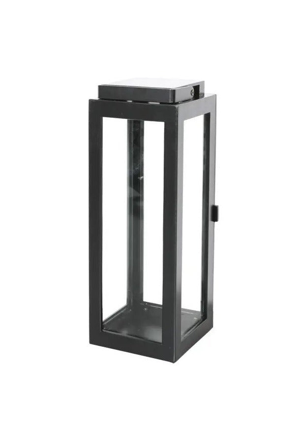 Cabana Coast FURNITURE - Accessories Cabana Coast *23S* Skye 10.5” Square X-LARGE Lantern - Black