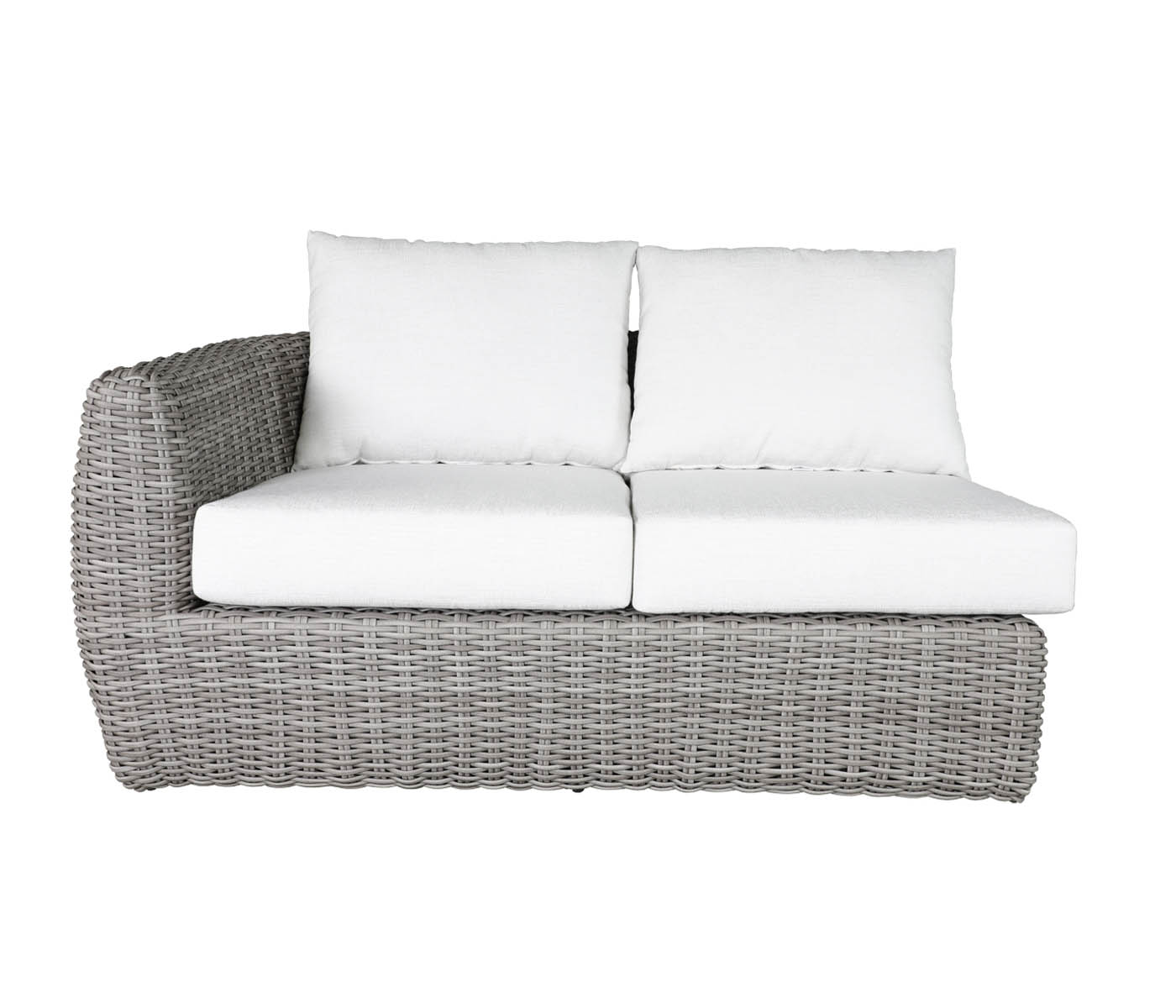 Cabana Coast Sectional Etta Sectional - Willow with Play Oat Fabric