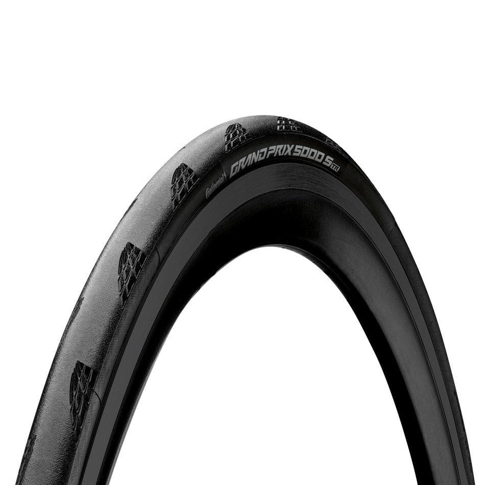 Grand Prix 5000 S TR 700 x 25 Folding Black + Black Chili Continental
