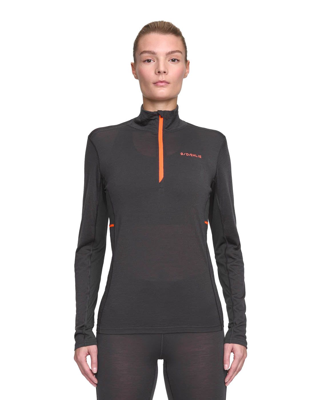 Daehlie CLOTHING - Women - Baselayer - Top Daehlie *25W* Performance Wool Half Zip women