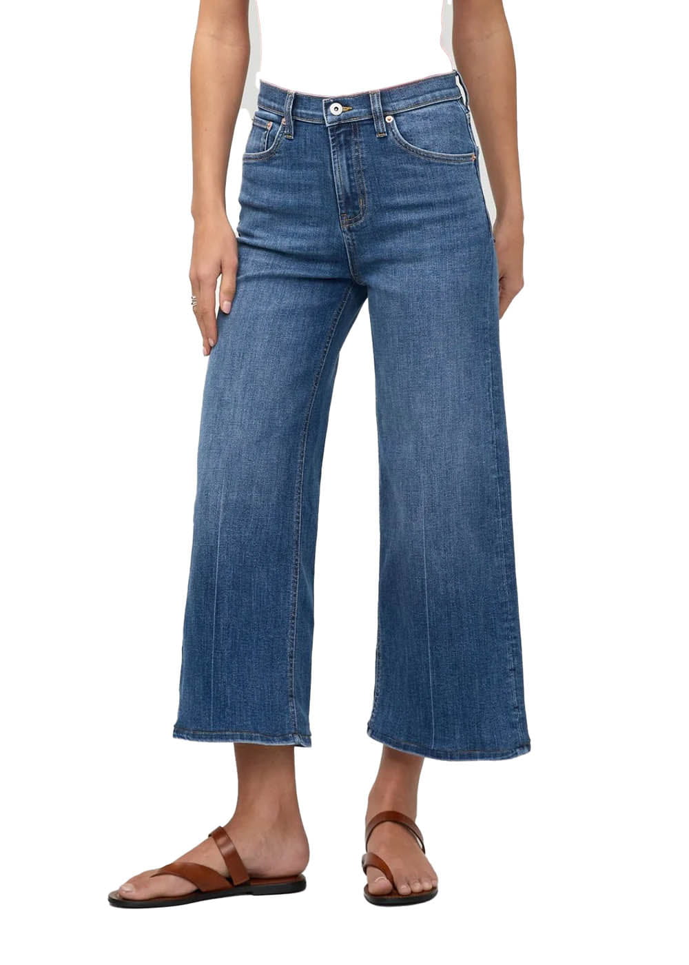 DUER CLOTHING - Women - Apparel - Pant DUER *26S* Women's Performance Denim+ High Rise Wide Leg Crop