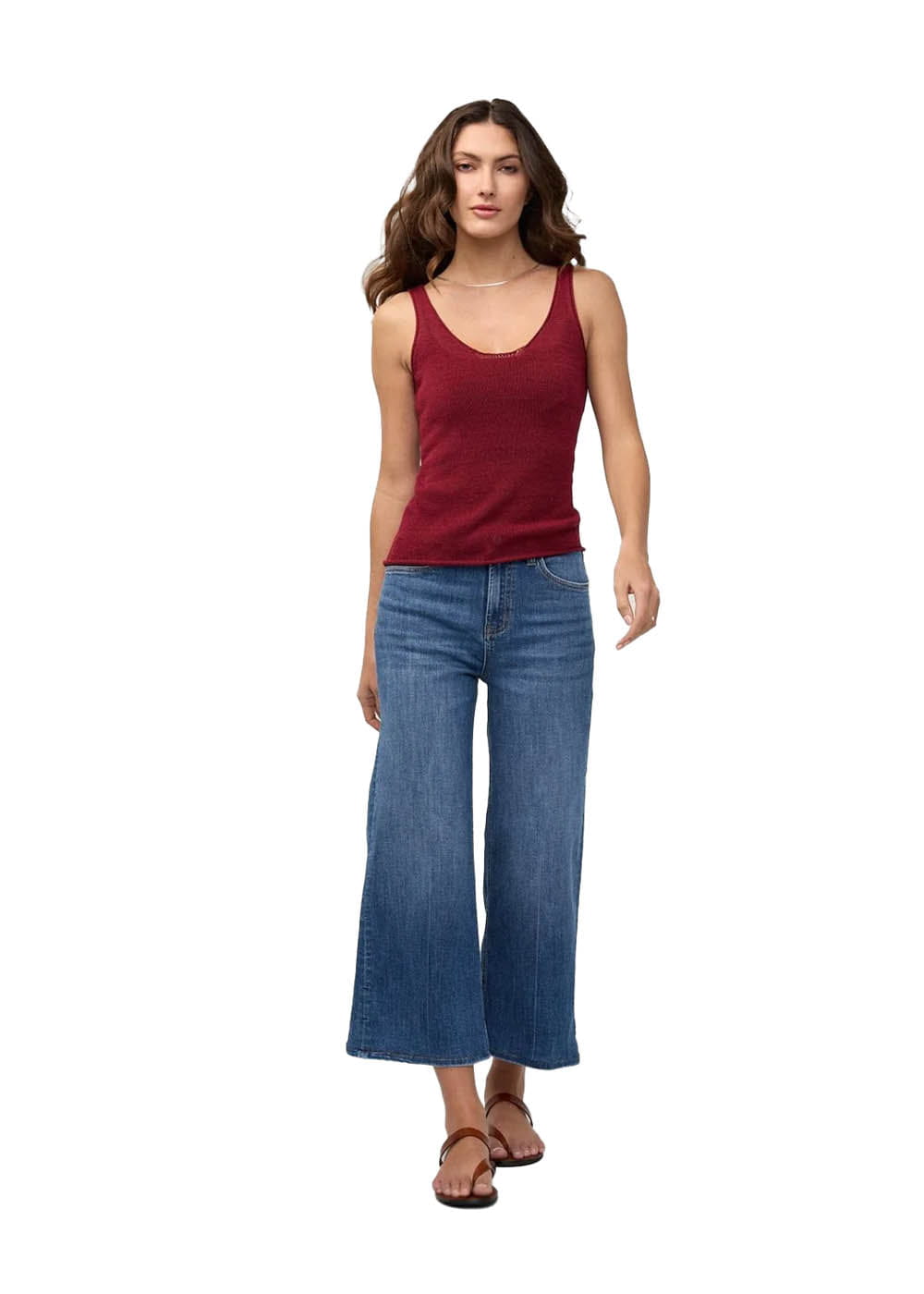 DUER CLOTHING - Women - Apparel - Pant DUER *26S* Women's Performance Denim+ High Rise Wide Leg Crop