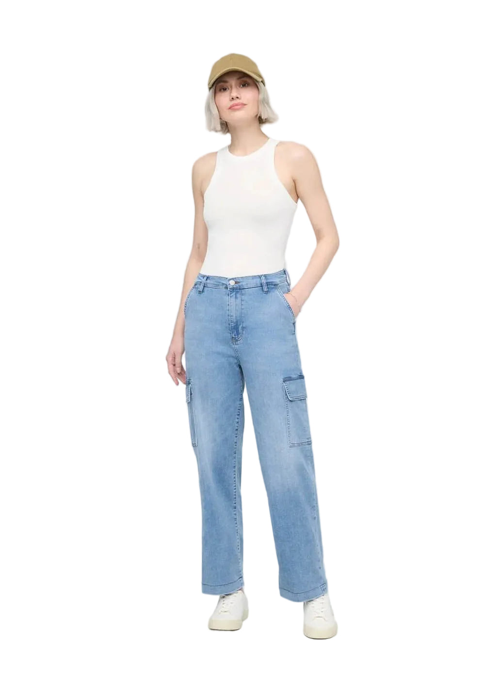 Women's Performance Denim Lite High Rise Cargo DUER