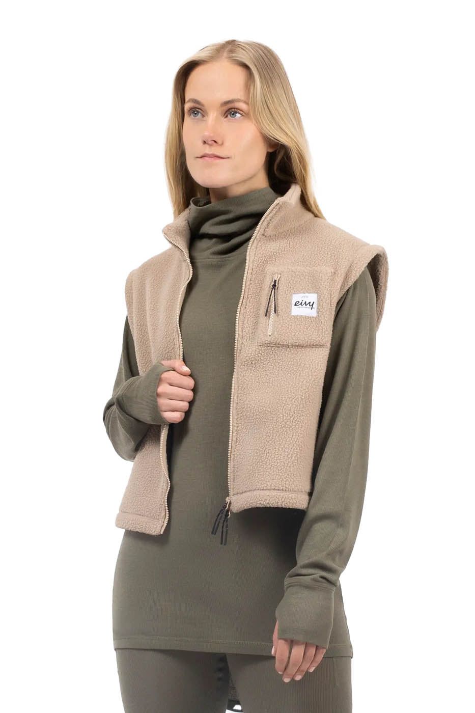 Eivy Vest Women's Boxy Sherpa Vest