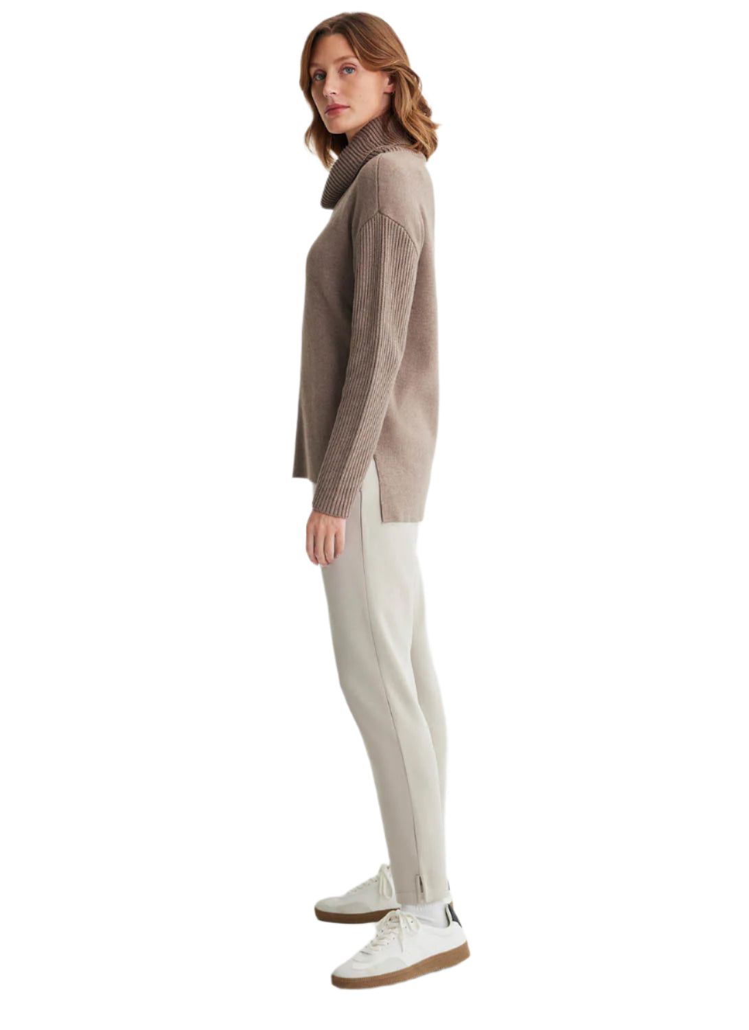 Women's Luna Turtle Neck Sweater FIG