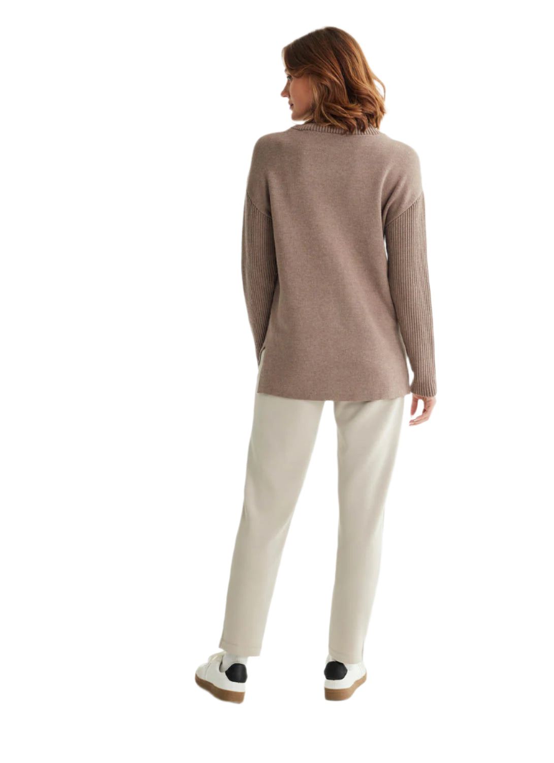 Women's Luna Turtle Neck Sweater FIG