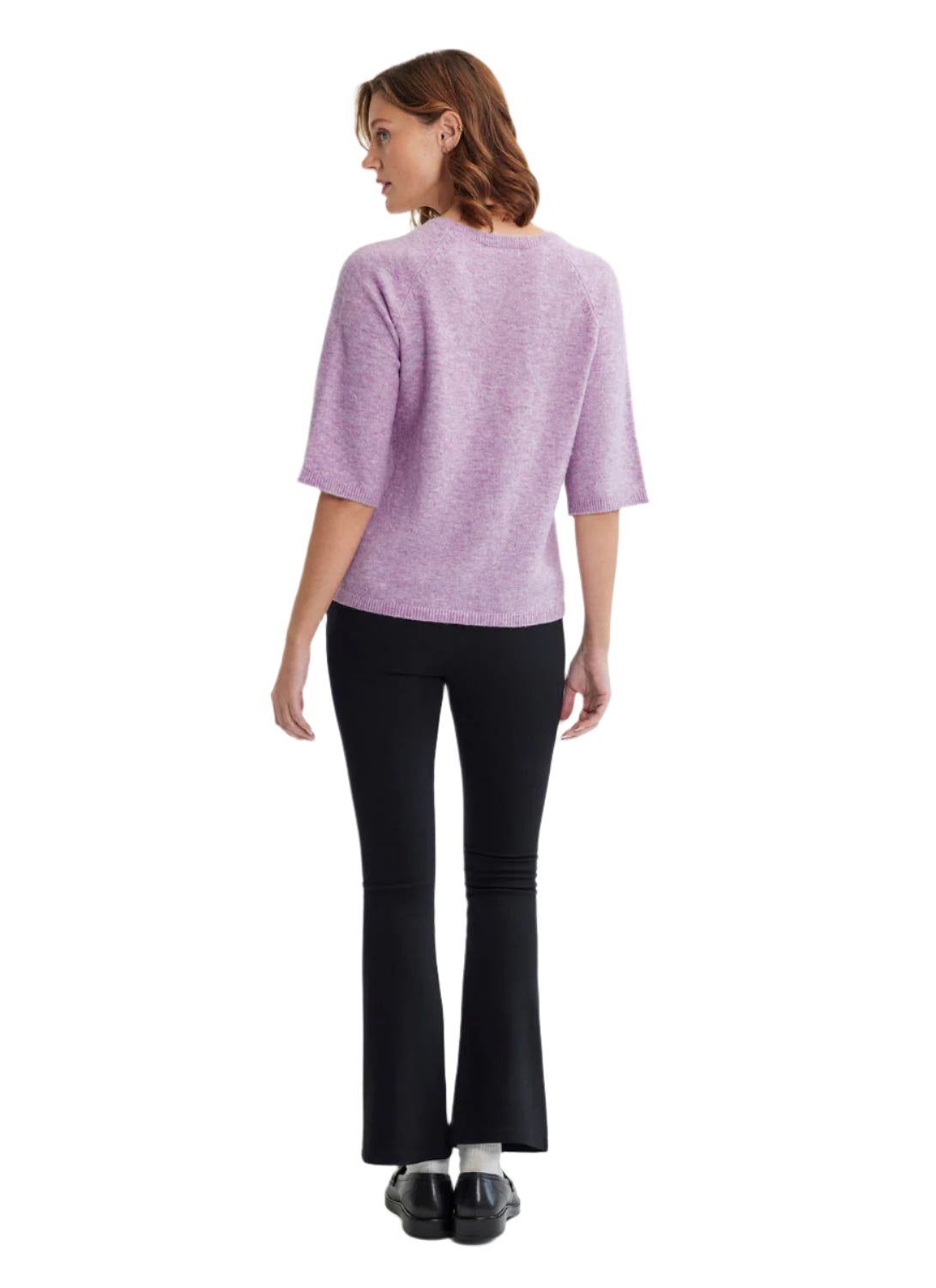 Women's Mira Short Sleeve Sweater FIG