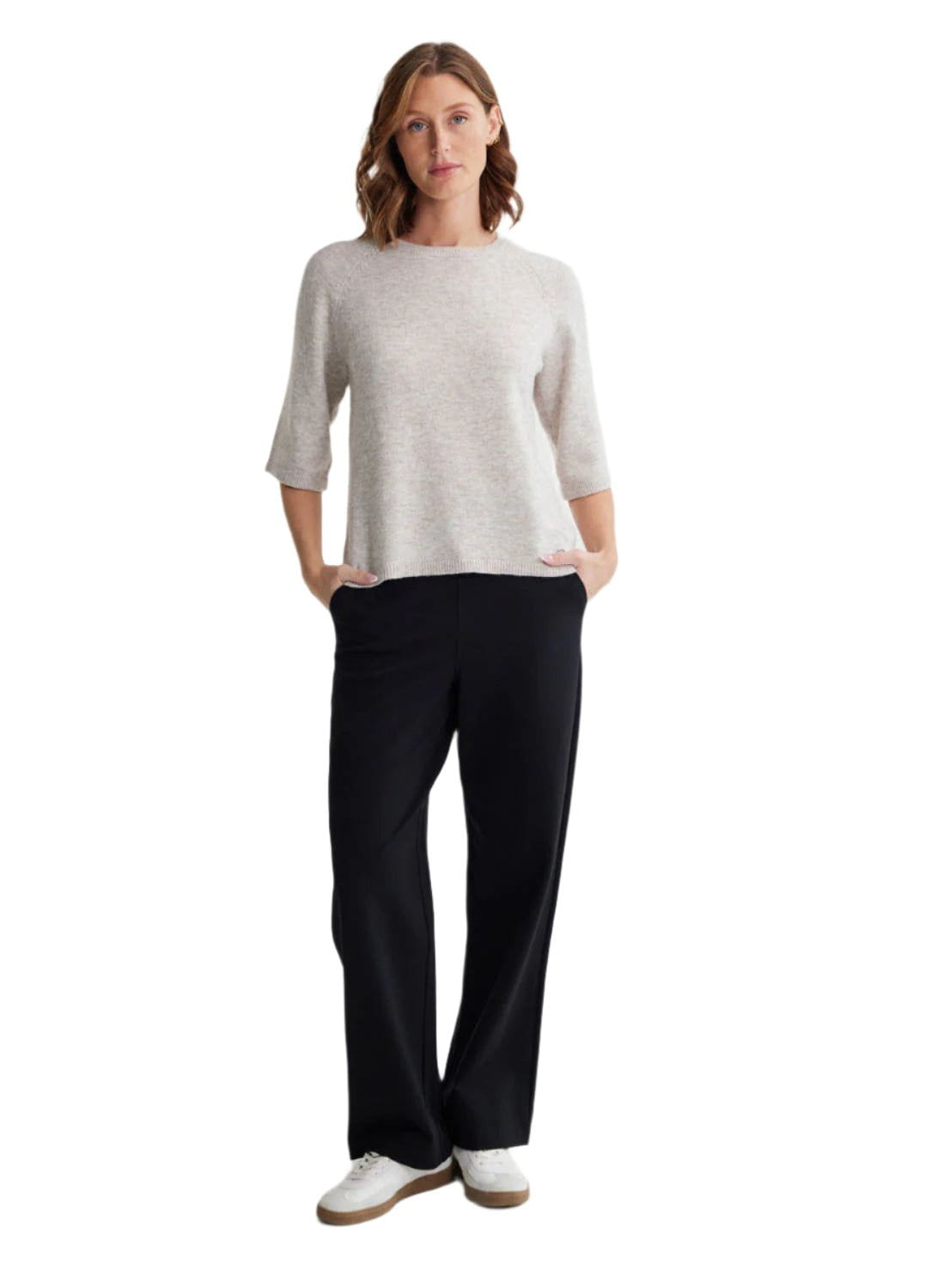 Women's Mira Short Sleeve Sweater FIG