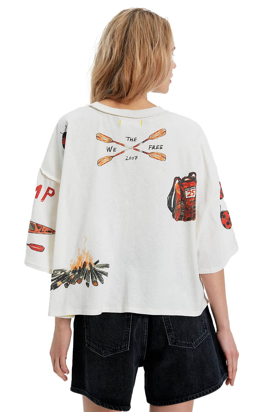 Free People CLOTHING - Women - Apparel - Top Free People *26S* Mountain View Graphic Tee