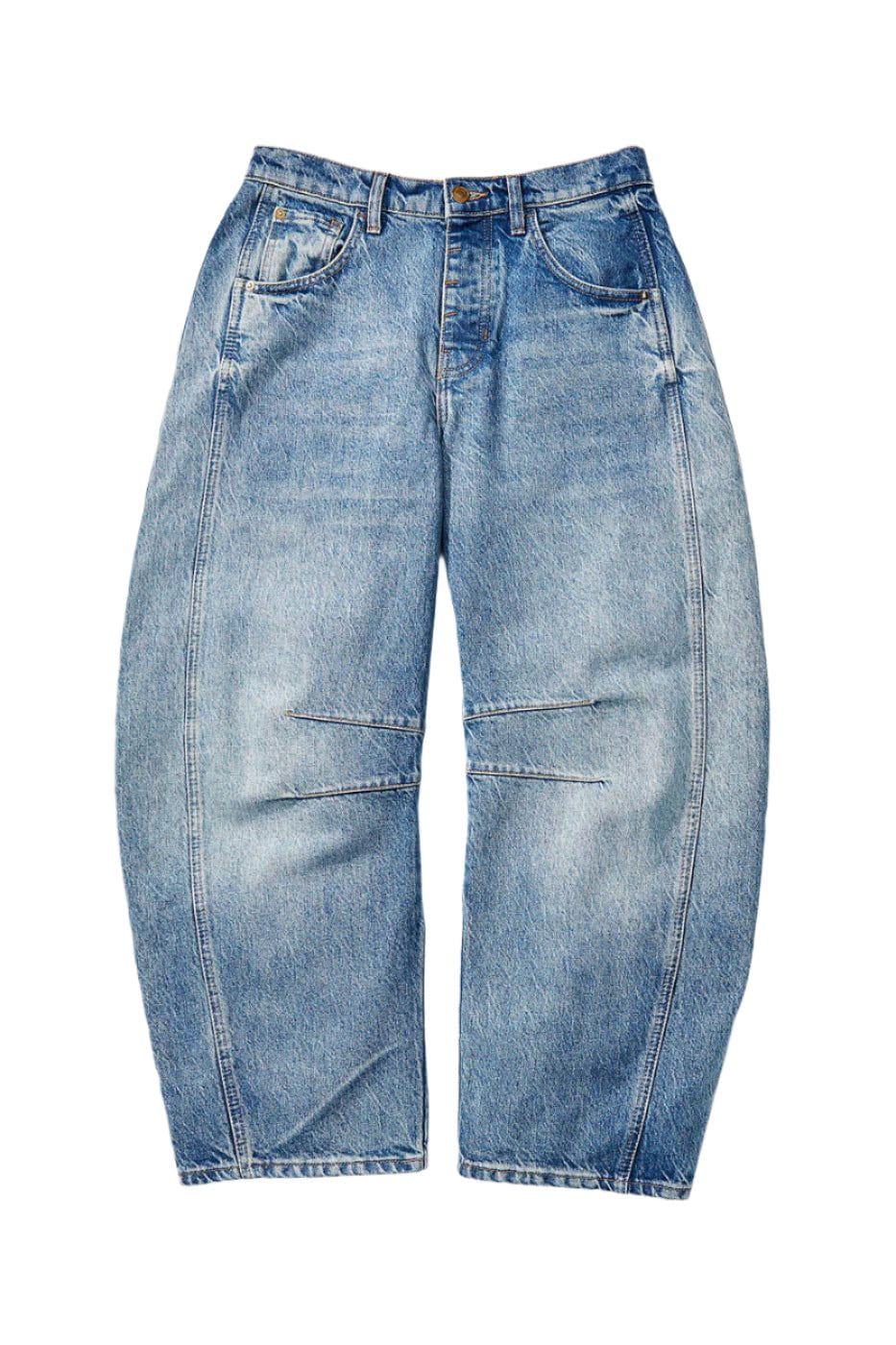 Women's Good Luck Mid Rise Barrel Free People