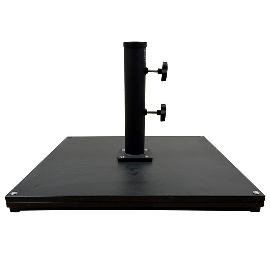 Galtech Umbrella Base 60lb Black Square Base