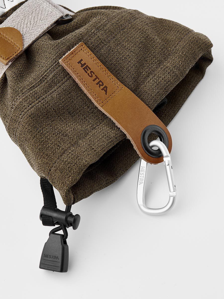 Men's Army Leather Patrol Gauntlet Mitt Hestra