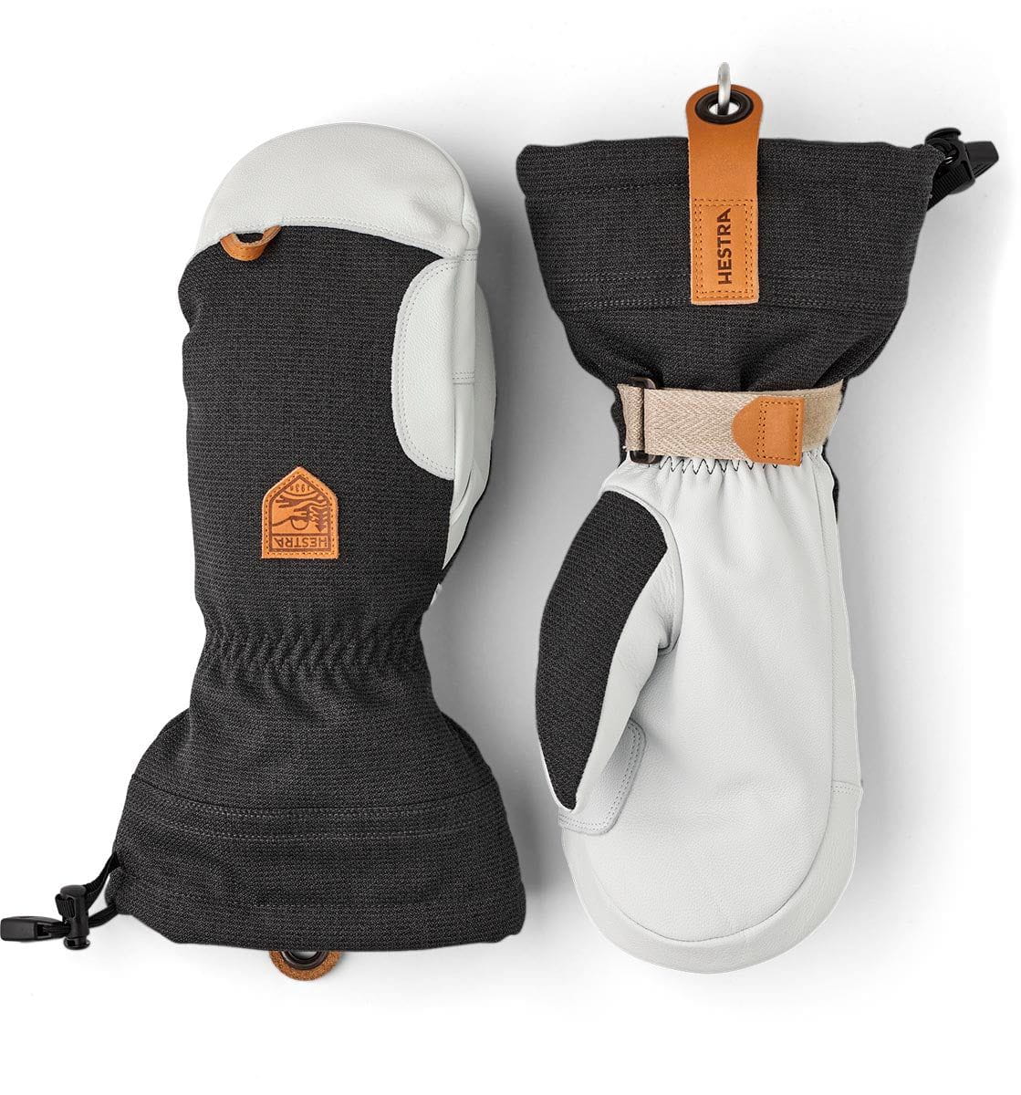 Men's Army Leather Patrol Gauntlet Mitt Hestra