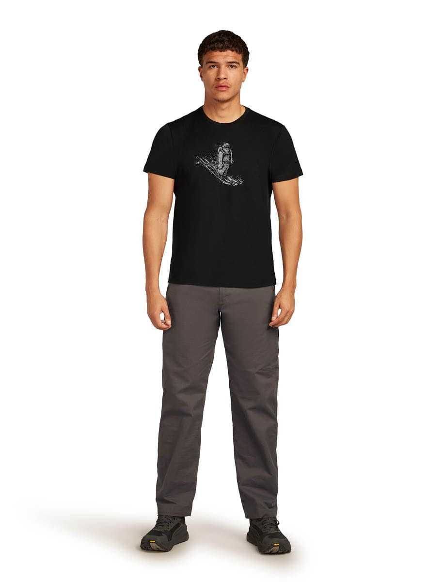 Men's Merino 150 Tech Lite Tee Skiing Yeti Icebreaker