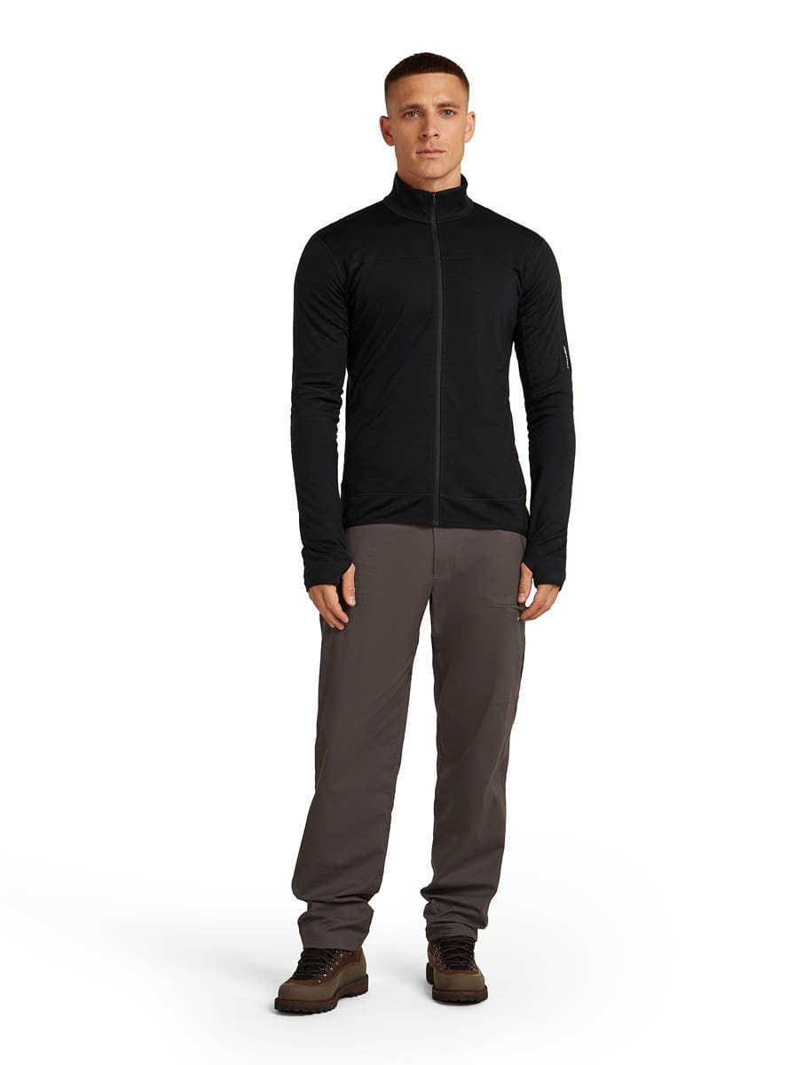 Icebreaker *25W* Men Merino Blend 300 RealFleece Descender LS Zip Icebreaker