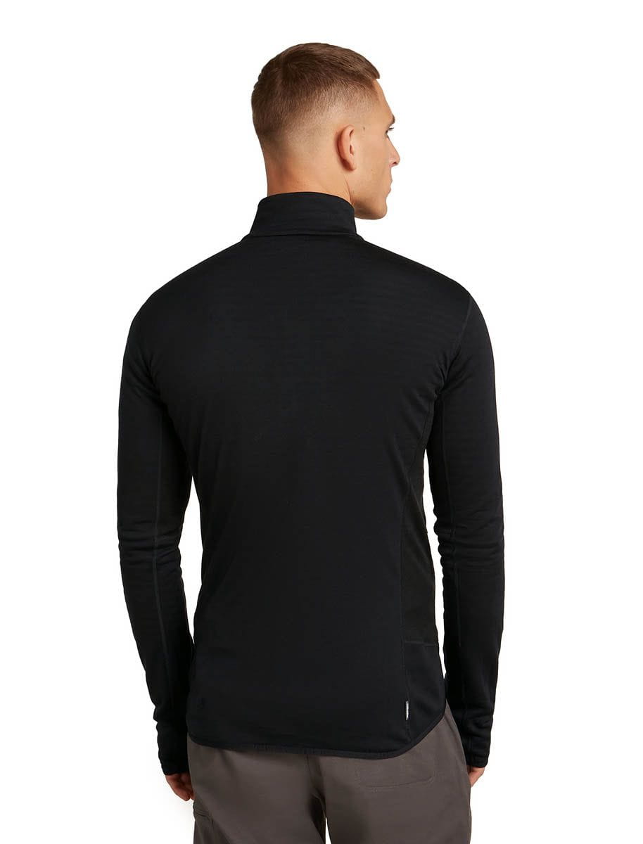 Icebreaker *25W* Men Merino Blend 300 RealFleece Descender LS Zip Icebreaker