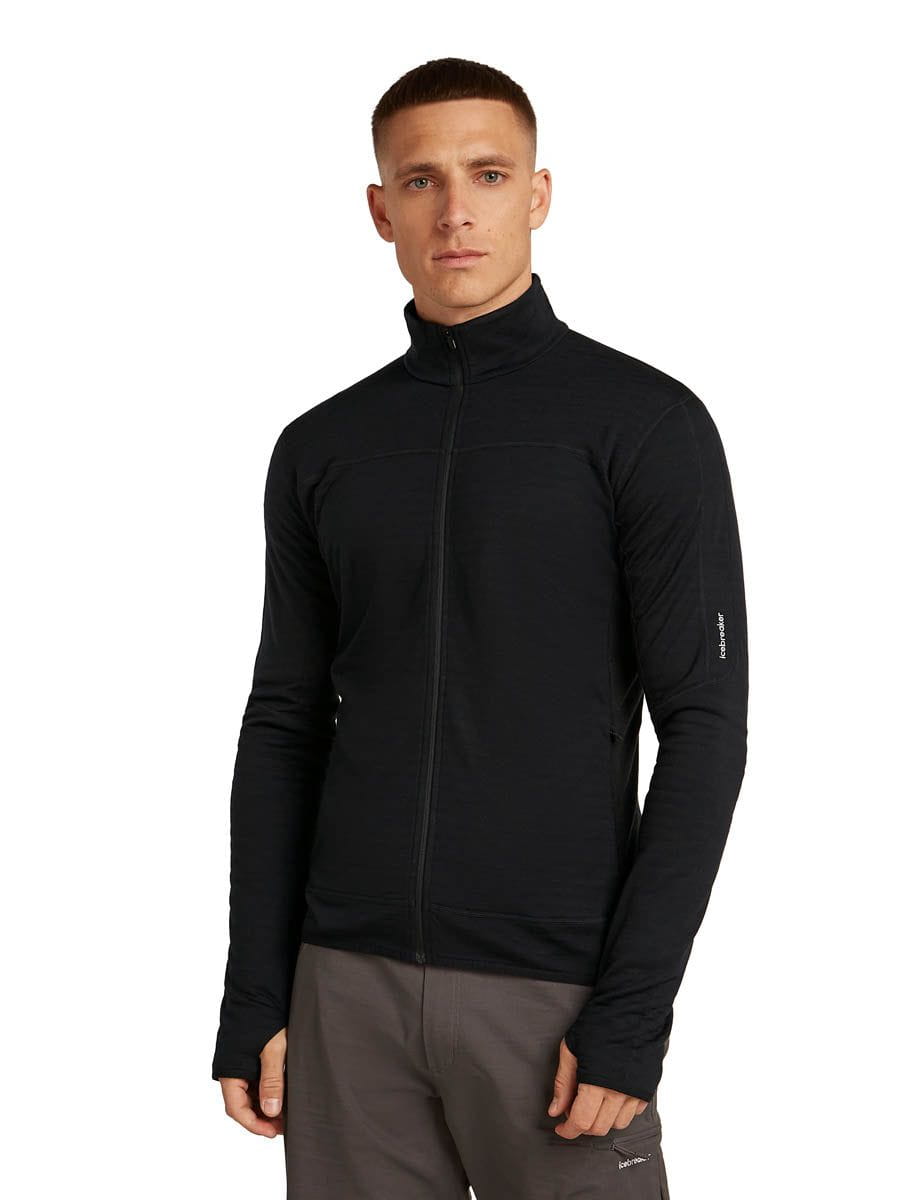 Icebreaker *25W* Men Merino Blend 300 RealFleece Descender LS Zip Icebreaker