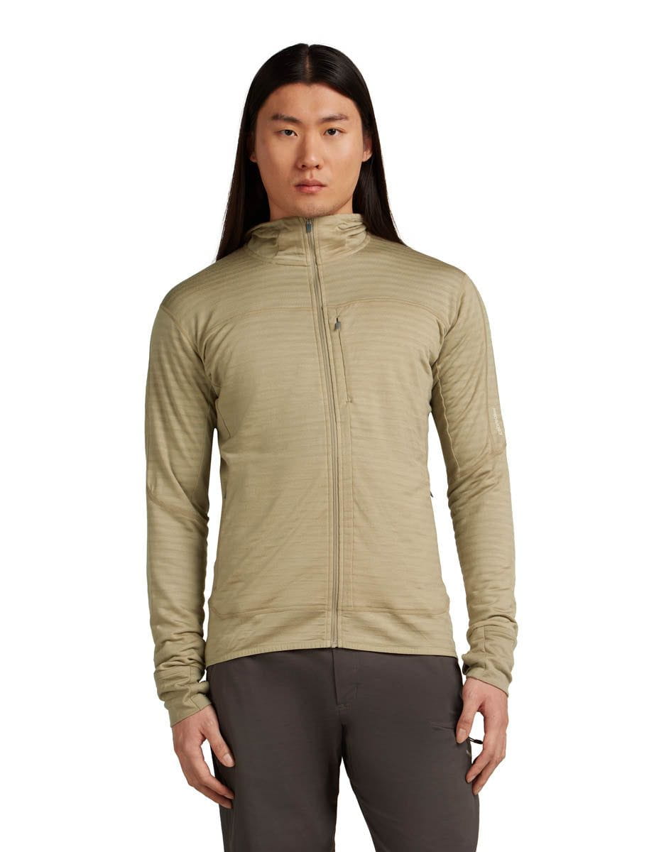 Icebreaker CLOTHING - Men - Apparel - Top Icebreaker *25W* Men Merino Blend 300 RealFleece Descender LS Zip Hoodie
