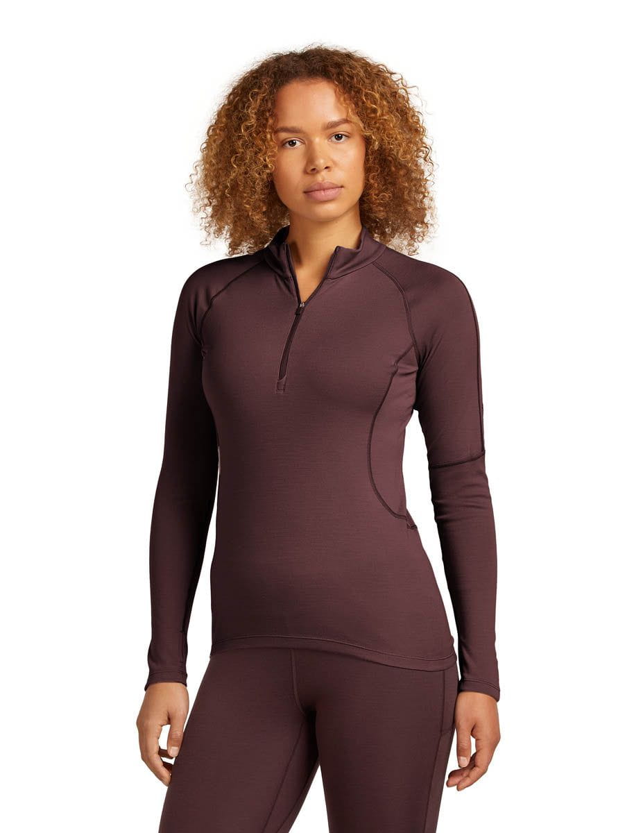 Women's 300 MerinoFine Polar Half Zip Icebreaker