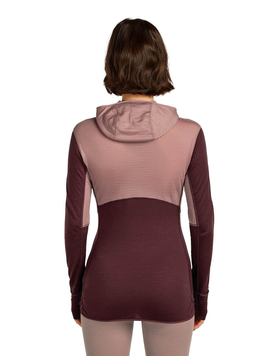 Icebreaker *25W* Women Merino Blend 200 RealFleece Descender LS Zip Hoodie Icebreaker