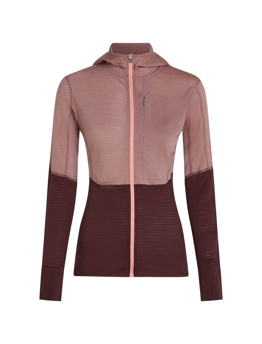 Icebreaker *25W* Women Merino Blend 200 RealFleece Descender LS Zip Hoodie Icebreaker