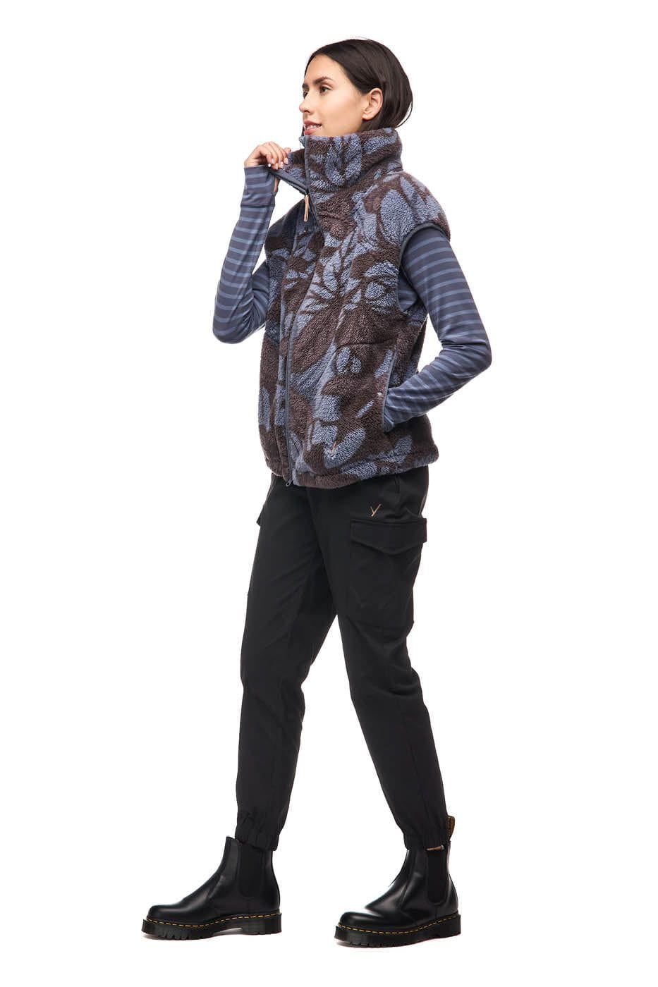 Women's Lampaat Pile Fleece II Vest Indyeva