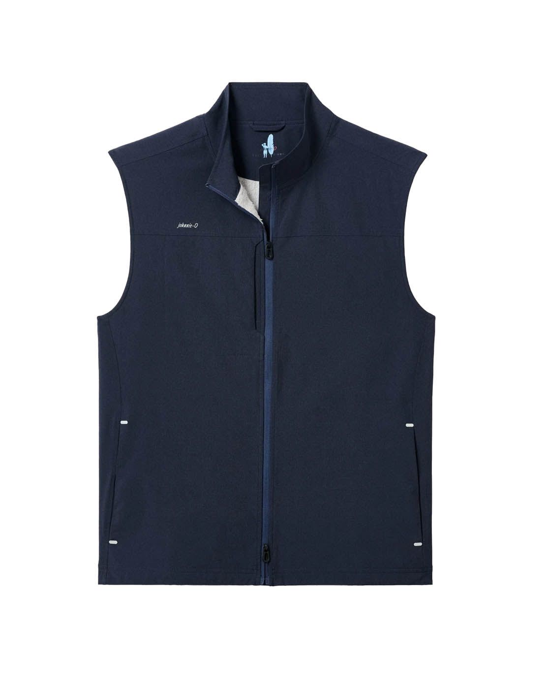 johnnie-O Vest Men's Big Sur Full-Zip Performance Vest with Primaloft®
