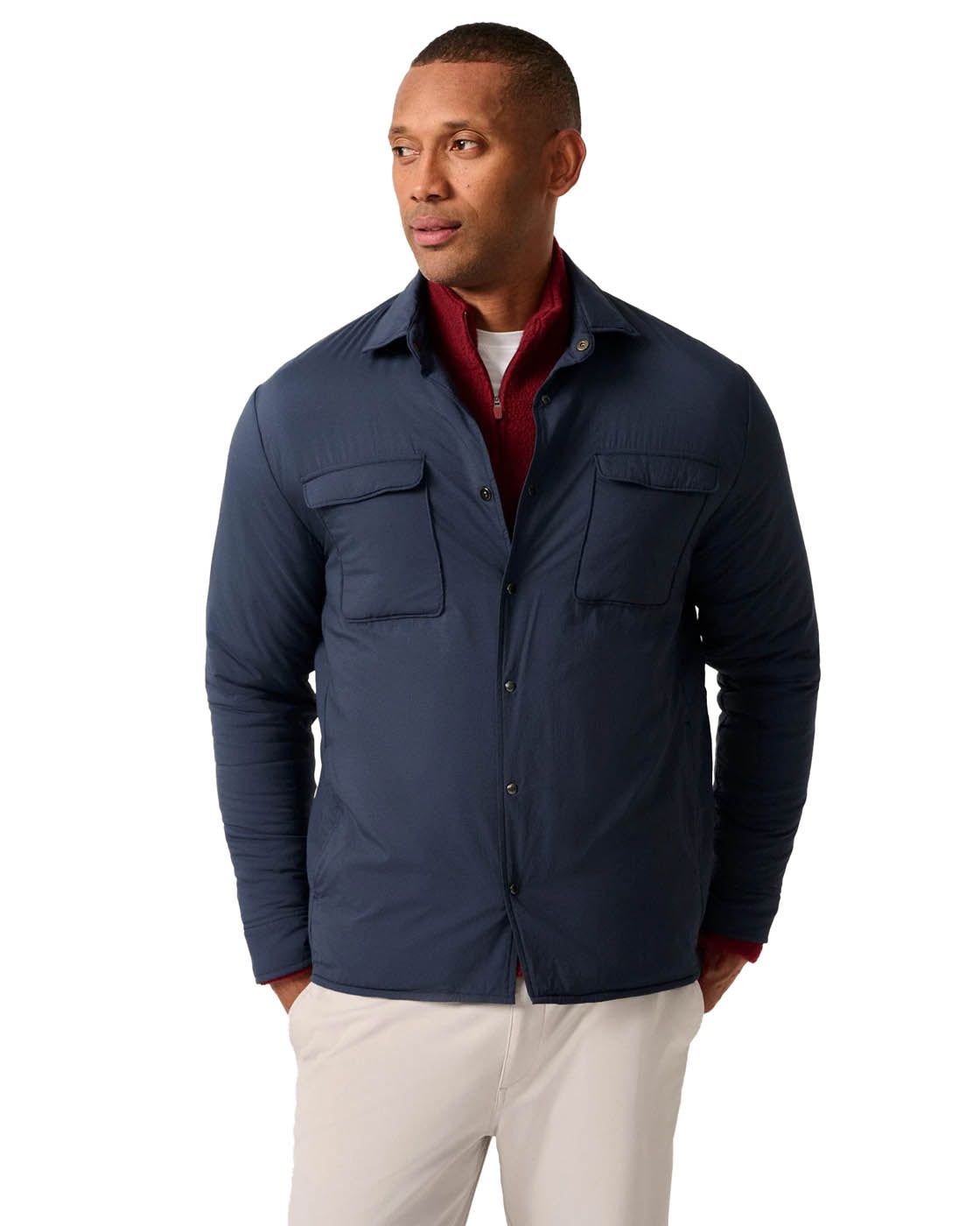 johnnie-O Shacket Men's Denzel Featherweight Shacket