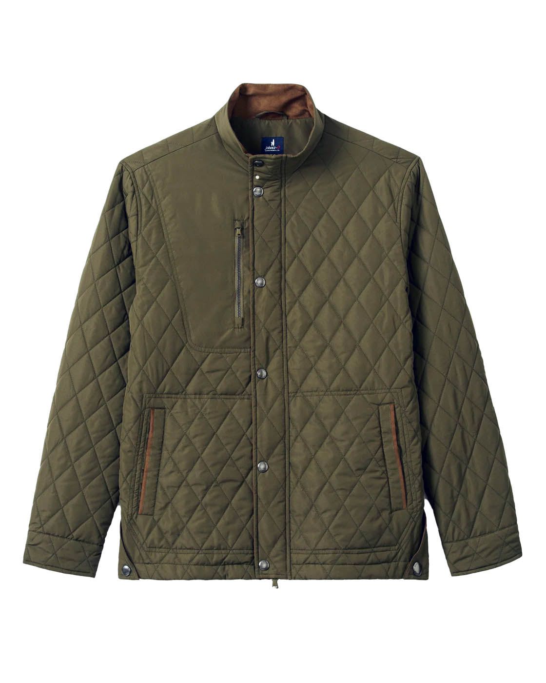 johnnie-O Jacket Men's Juno Quilted Snap Jacket