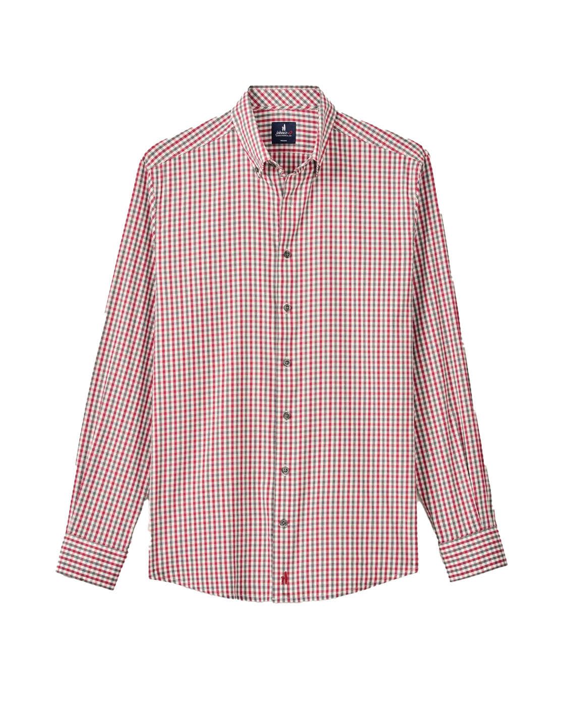 johnnie-O Button Down Men's Kirtland Natural Performance Button Down Shirt