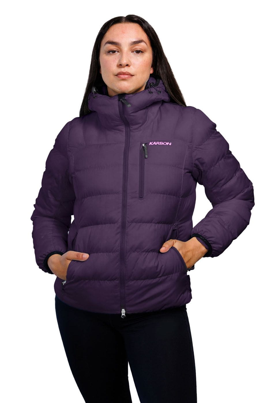 Karbon CLOTHING - Women - Outerwear - Jacket Karbon *26W* Women's Cosmos Hooded Puffer