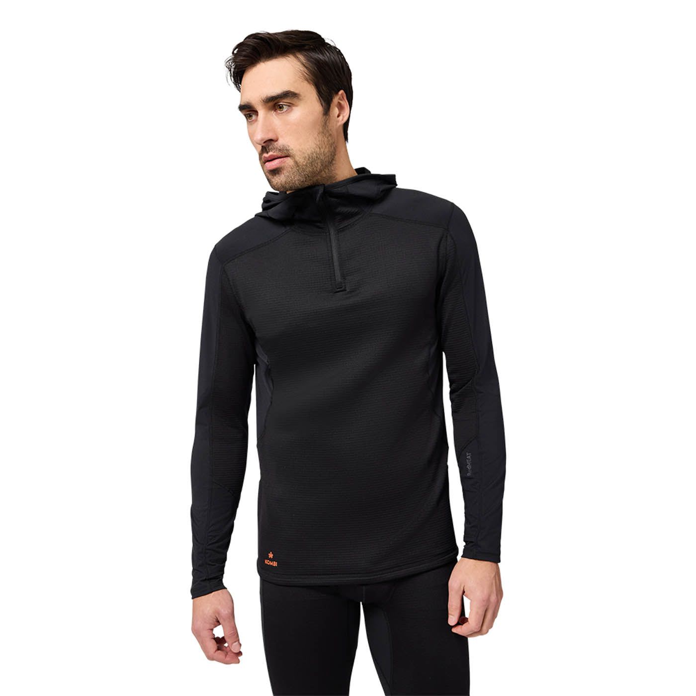Kombi CLOTHING - Men - Baselayer - Top Kombi *25W* Redheat Pro Grid Hoodie Men