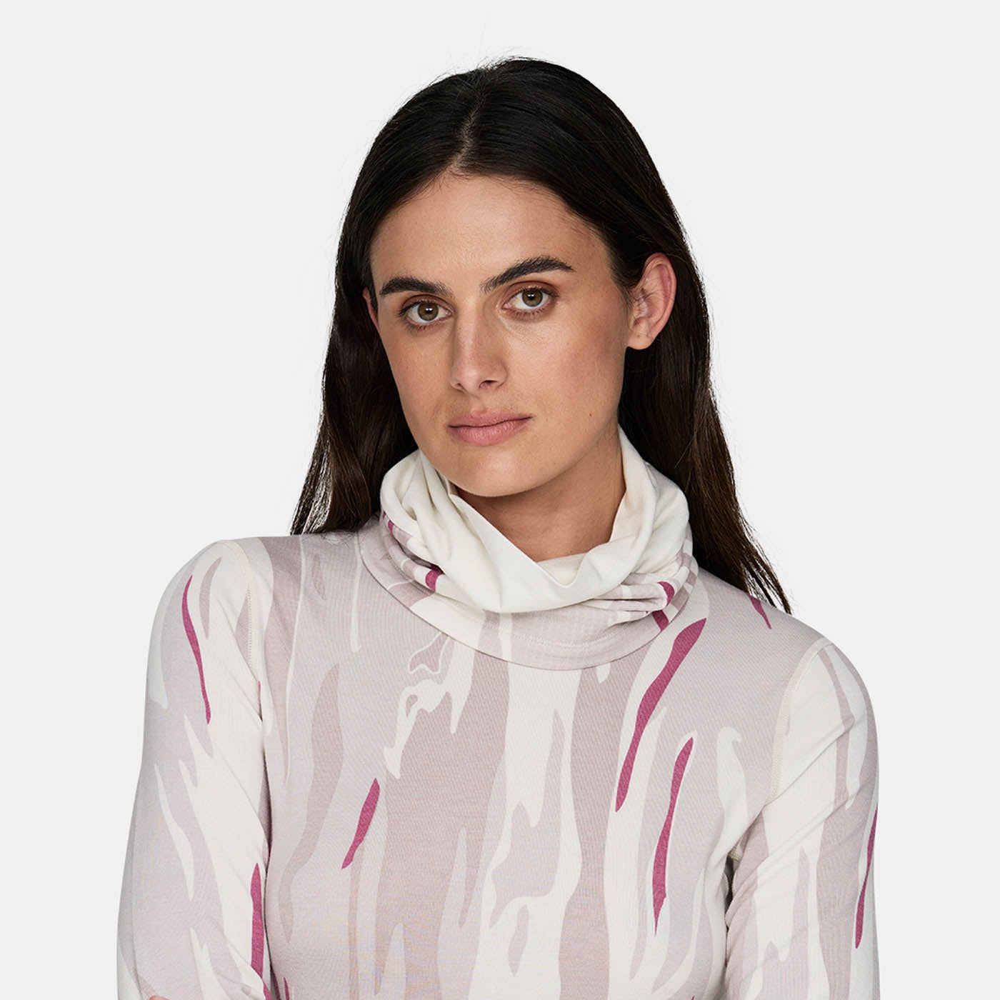 Le Bent *25W* Double Up Heavyweight Antarctic Grid Fleece Neck Gaiter LE BENT