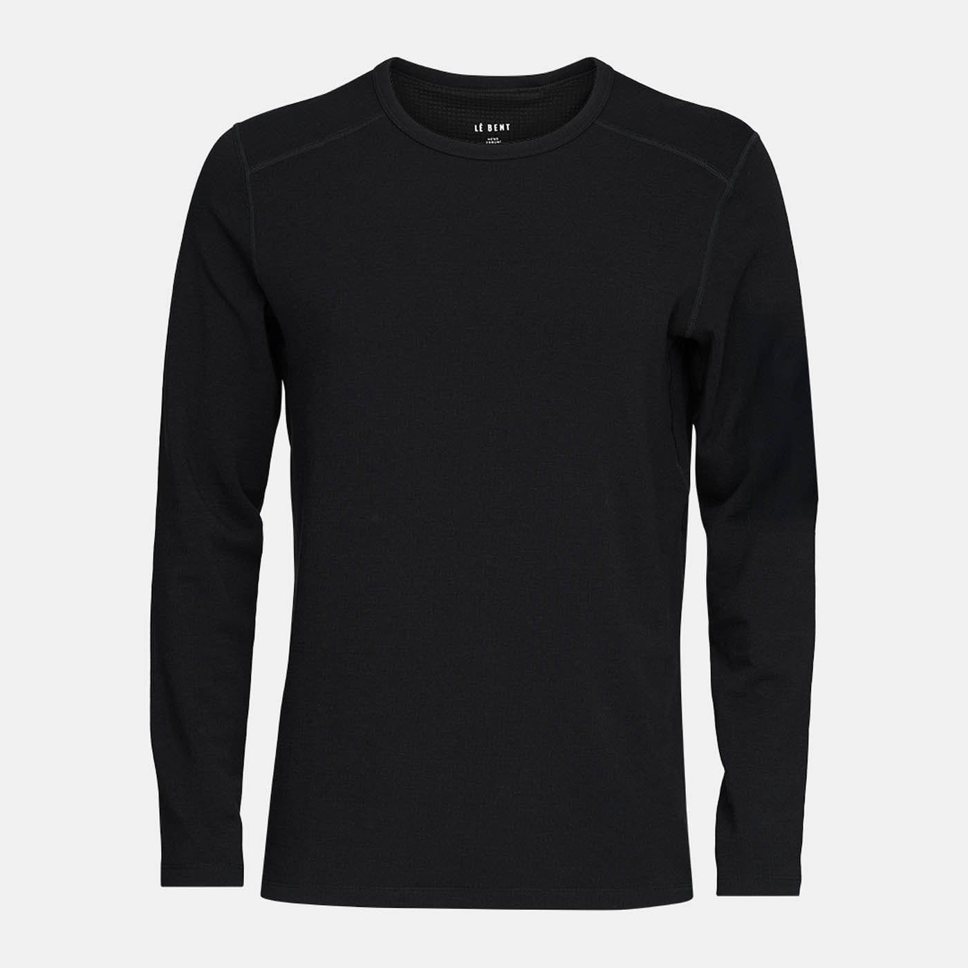 Le Bent *25W*  Mens Heavyweight Antarctic Grid Fleece Crew LE BENT