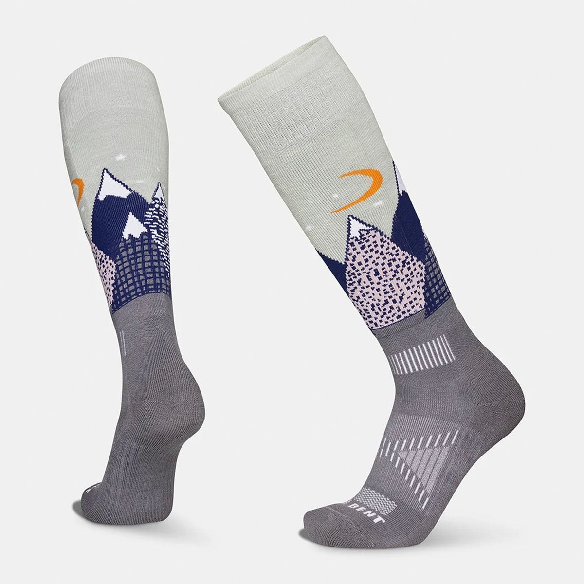 Kids' Light Cushion Snowy Mountains Snow Sock LE BENT
