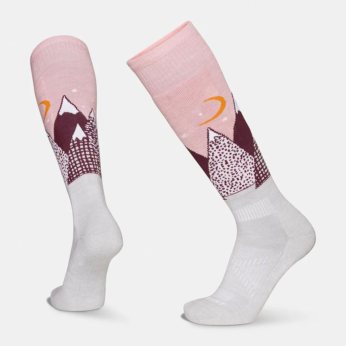 Kids' Light Cushion Snowy Mountains Snow Sock LE BENT