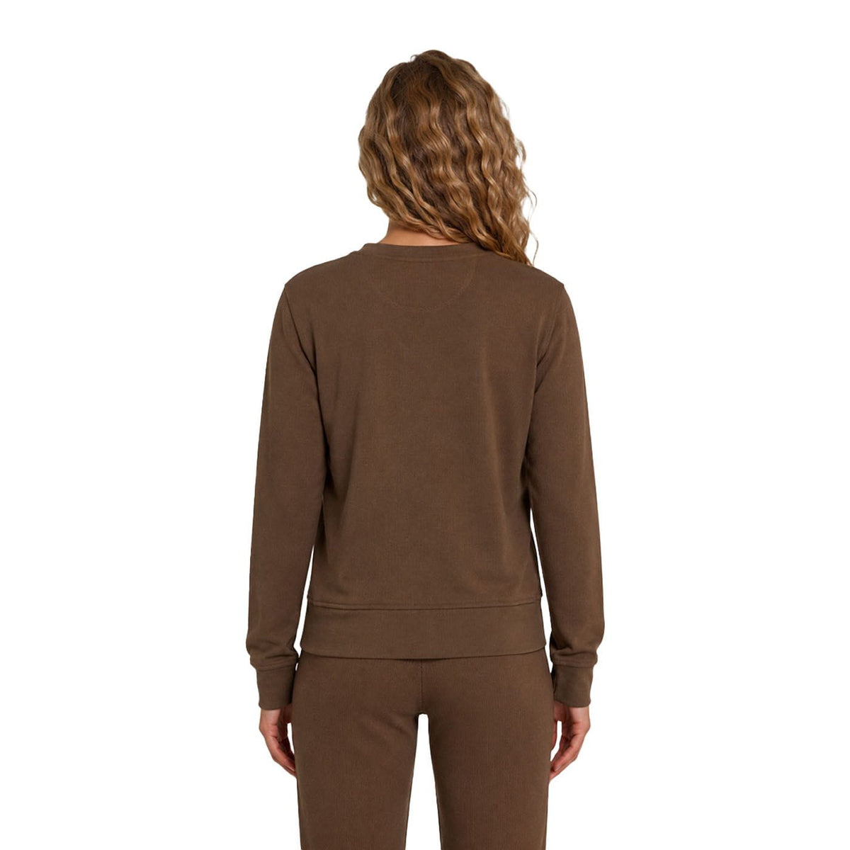 Women's Heavyweight Grid Fleece Sweater LE BENT