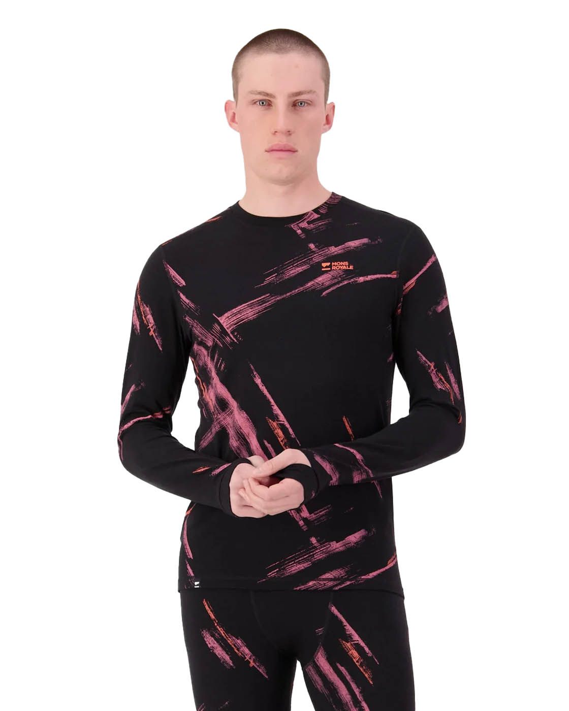 Mons Royale Base Layer Tops Men's Cascade Merino Base Layer LS