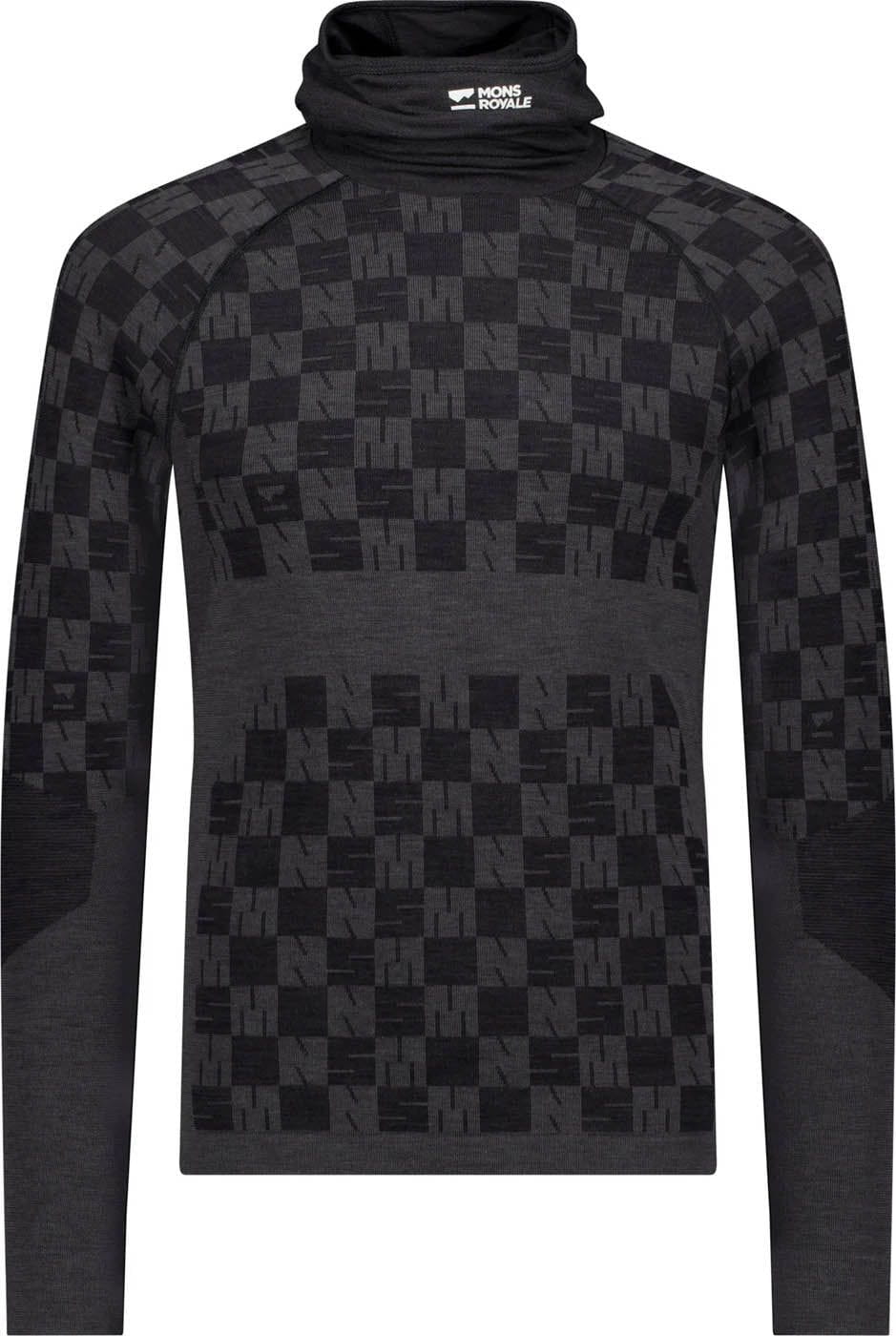 Mons Royale CLOTHING - Men - Baselayer - Top Mons Royale *25W* M's Ascender Merino Seamless Hooded LS