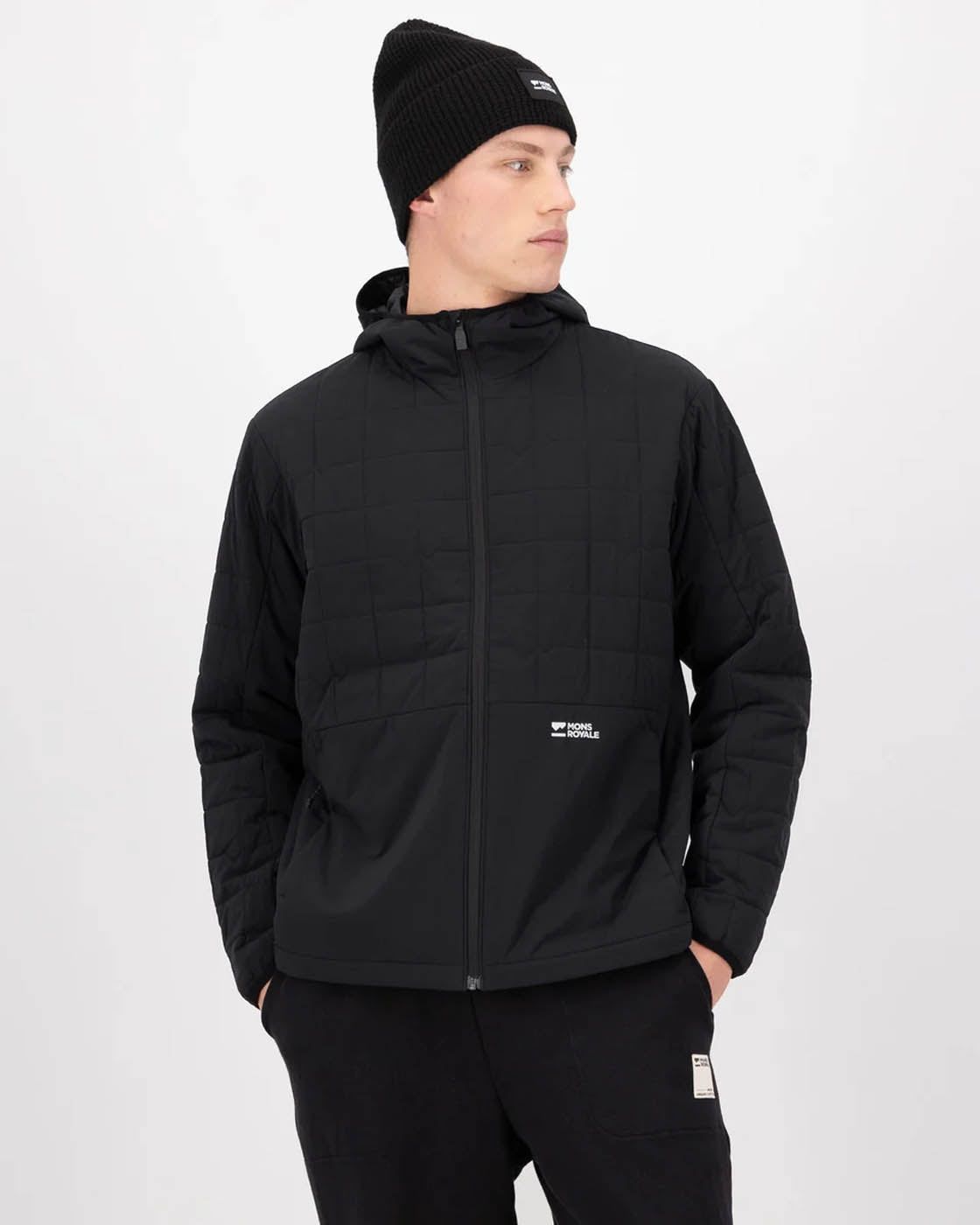 Mons Royale CLOTHING - Men - Outerwear - Jacket Mons Royale *25W* M's Canyon Merino Insulated Hooded Jacket
