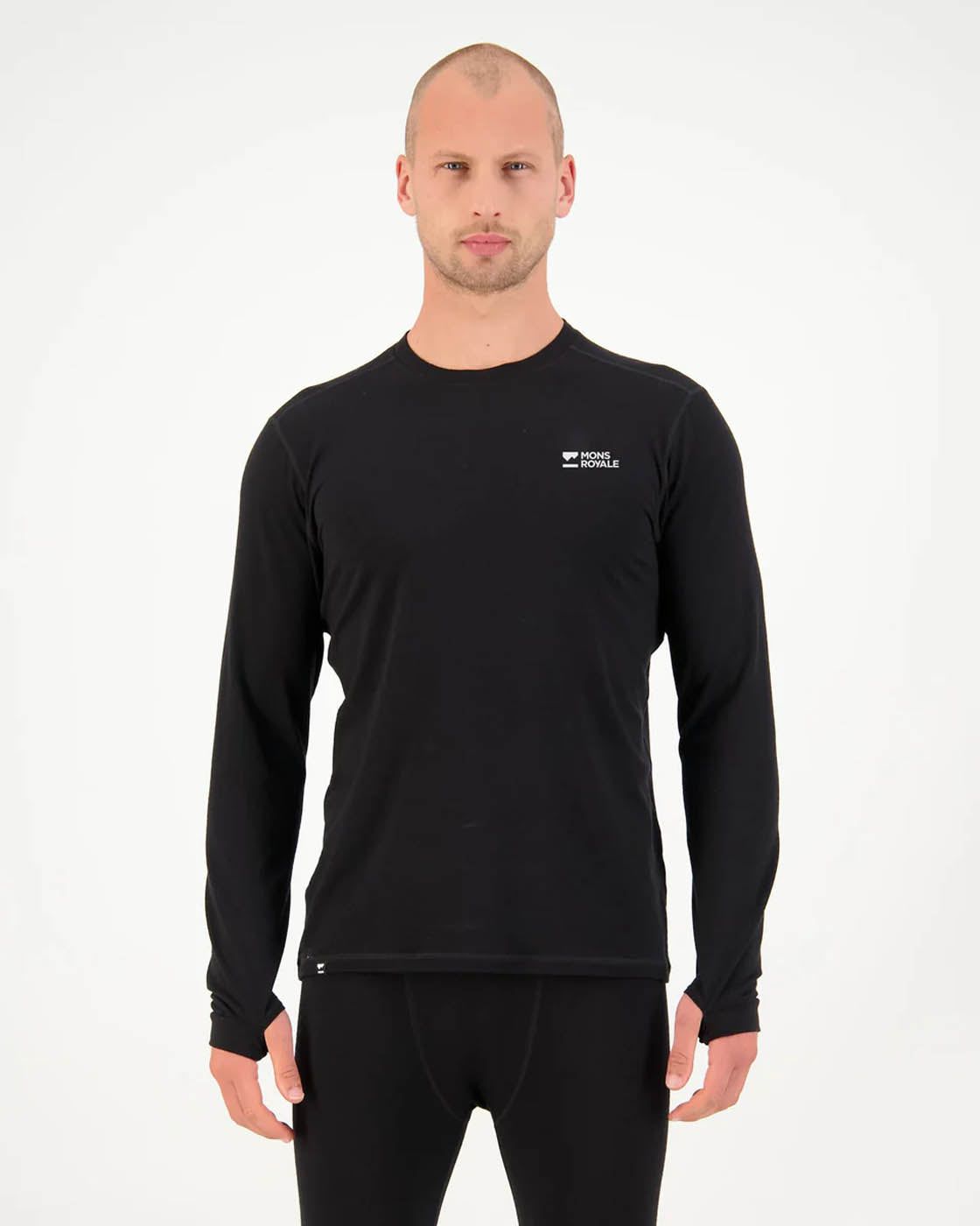 Mons Royale CLOTHING - Men - Baselayer - Top Mons Royale *25W* M's Cascade Merino Base Layer Long Sleeve