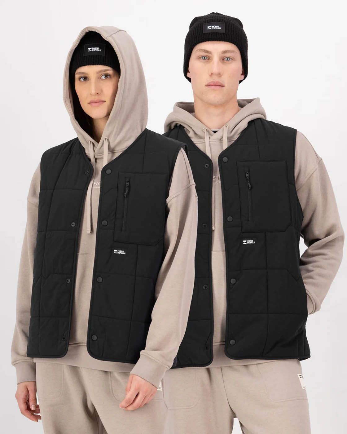 Mons Royale CLOTHING - Men - Apparel - Vest Mons Royale *25W* Unisex Stacker Merino Insulated Vest
