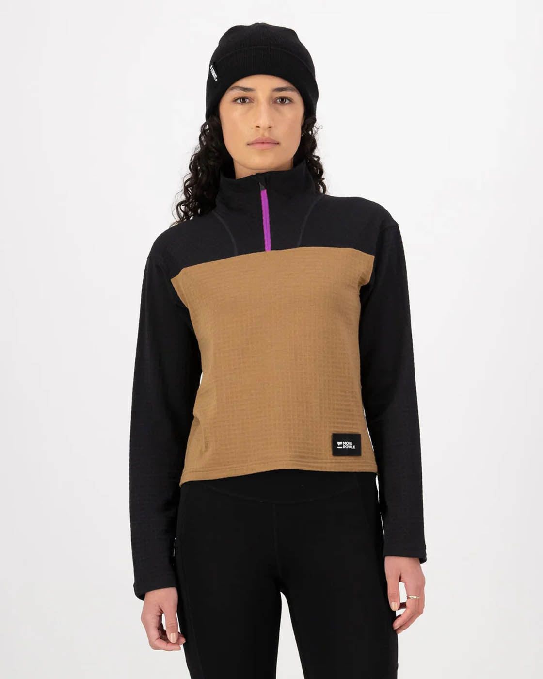 Mons Royale CLOTHING - Women - Apparel - Top Mons Royale *25W* W's Offgrid Merino Fleece Long Sleeve
