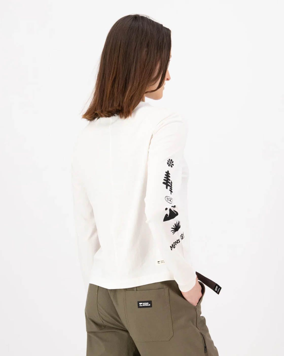 Mons Royale CLOTHING - Women - Apparel - Top Mons Royale *25W* W's Yonder Merino Organic Cotton LS