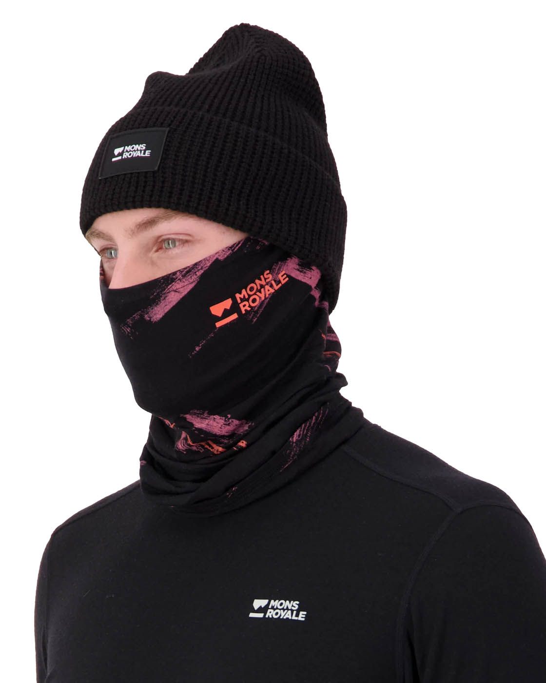 Mons Royale Neck Gaiter Unisex Daily Dose Merino Neckwarmer