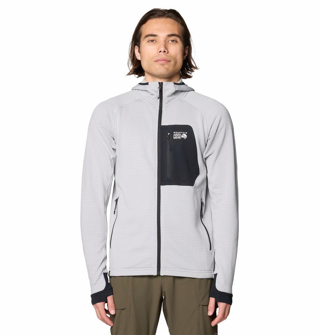 Mountain Hardwear CLOTHING - Men - Outerwear - Jacket MHW *25W* Men's Polartec Power Grid Full Zip Hoody