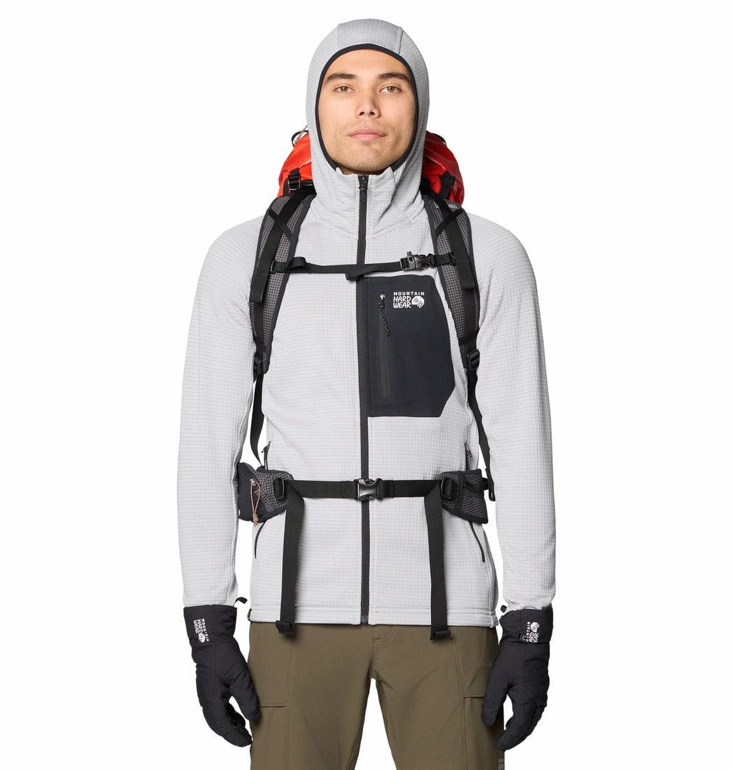 Mountain Hardwear CLOTHING - Men - Outerwear - Jacket MHW *25W* Men's Polartec Power Grid Full Zip Hoody